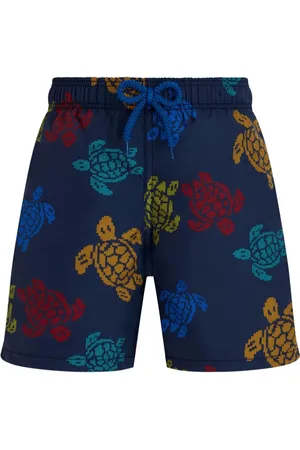 Vilebrequin X Falke Ronde des Tortues Tricot swim shorts