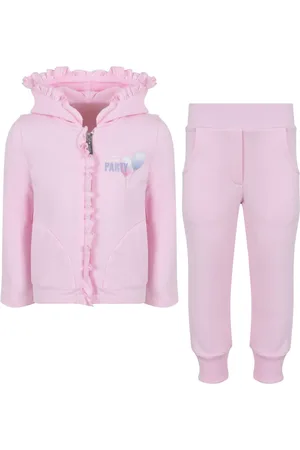 Lapin House Ruffle-detail cotton tracksuit