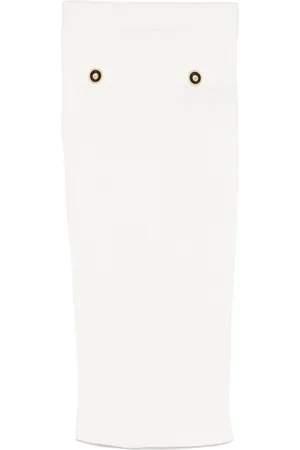 Balmain Ribbed midi skirt