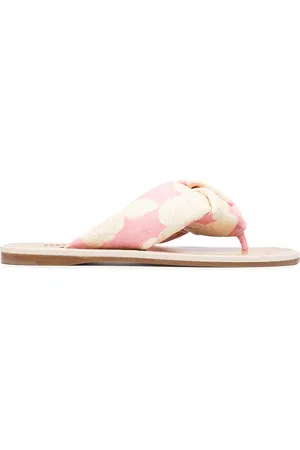 Miu Miu Floral-print slip-on sandals