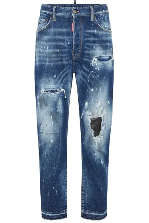Dsquared2 Distressed stretch-cotton jeans