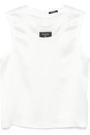 Balmain Satin tank top