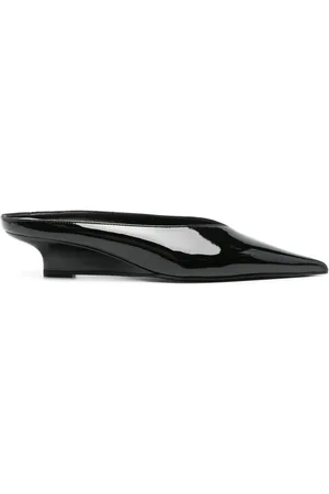 Totême 35mm patent-leather mules