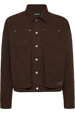 Dsquared2 Cotton pocketed shirt jacket