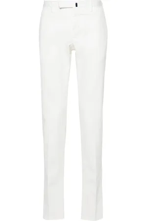 Incotex Mid-rise tapered chinos