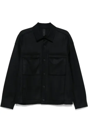 TRANSIT Wool raw-cut overshirt