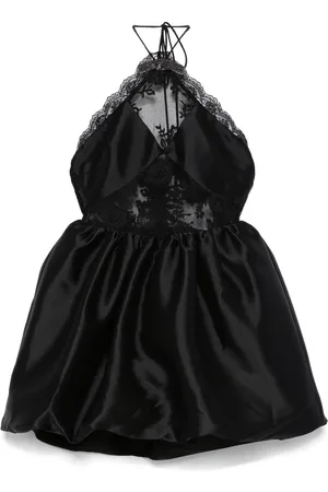 Self-Portrait Lace-detailed mini dress