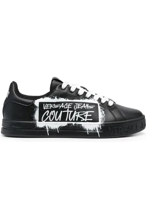 VERSACE Logo-print low-top sneakers