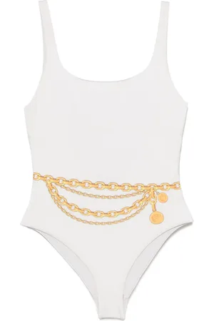 VERSACE Treasure-print swimsuit