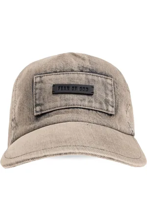 FEAR OF GOD Logo-patch denim cap