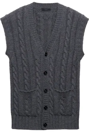 Prada Cashmere V-neck vest