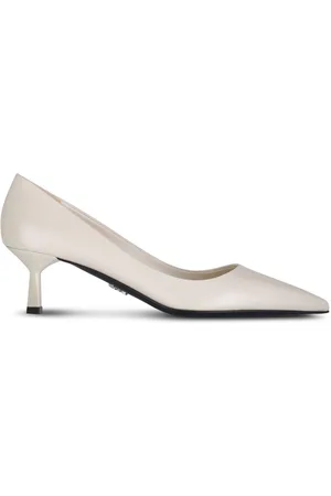 Prada 55mm Saffiano-leather pumps