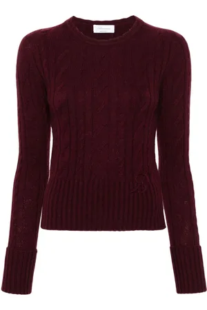 BLUMARINE Logo-motif sweater