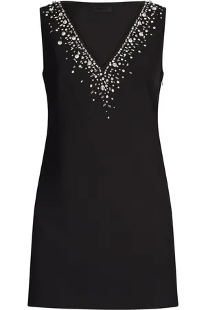 Liu Jo Rhinestone-embellished crepe dress