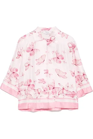 MONNALISA Butterfly-print shirt