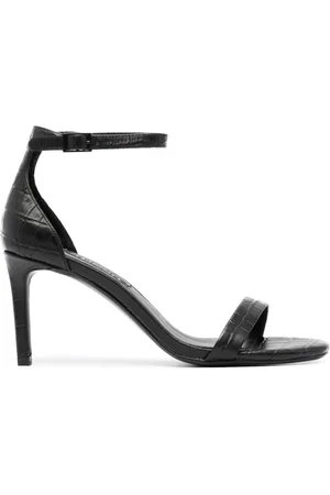 SENSO Quelle III crocodile-effect leather sandals
