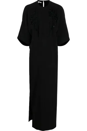 Stella McCartney Broderie-anglaise floral long dress