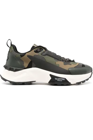 VALENTINO GARAVANI Camouflage-print sneakers