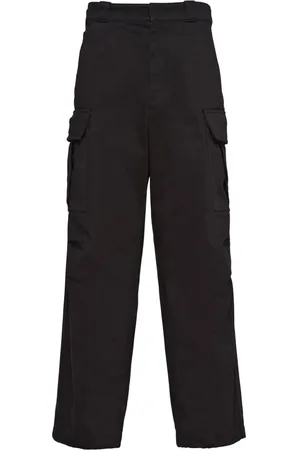 Prada Triangle-logo cargo trousers