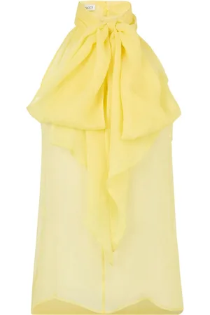 Nina Ricci Halterneck silk blouse