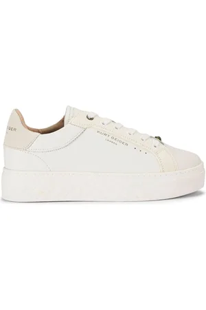 Kurt Geiger Kensington Cupsole panelled leather sneakers