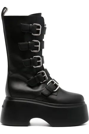 LE SILLA Kembra 100mm leather ankle boots