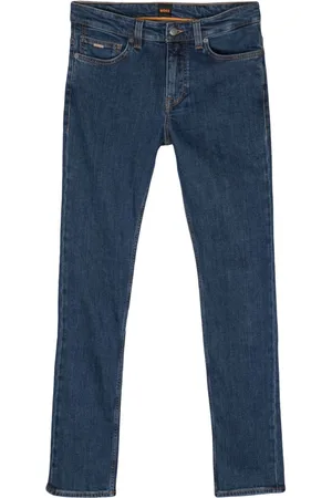 HUGO BOSS Mid-rise slim-fit jeans