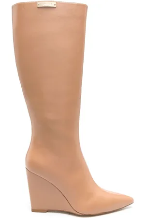 Twin-Set 100mm wedge high boots