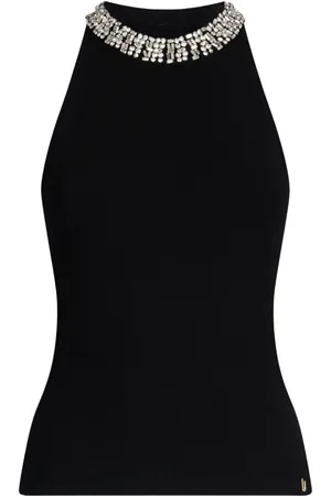 Liu Jo Rhinestone tank top