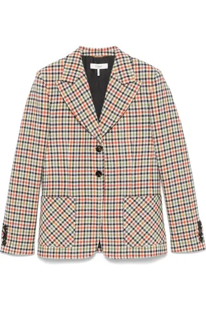 Chloé Checked tailored blazer