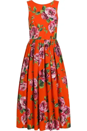 Dolce & Gabbana Floral-print midi dress