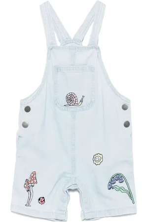 Stella McCartney Embroidered dungarees