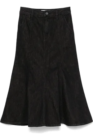 Self-Portrait Flared midi skirt