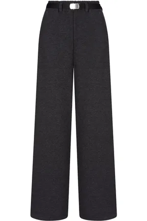 Studio Tomboy Belted french-terry trousers