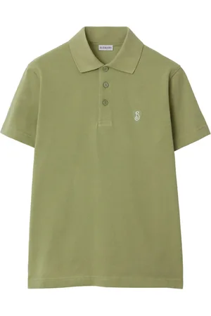 Burberry Logo-embroidered polo shirt