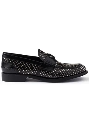 Prada Stud-embellished loafers