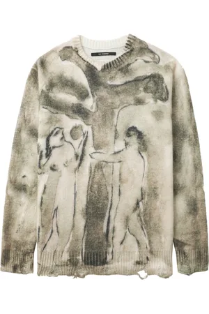 SONG FOR THE MUTE Digital-print sweater