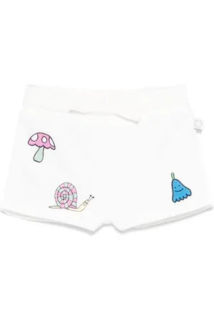 Stella McCartney Embroidered-motif shorts