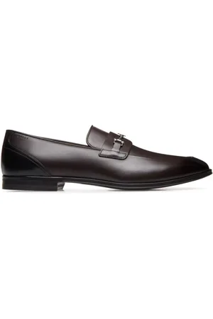 Bally Westminster Loafer in Ebano Leather wide foot morphology
