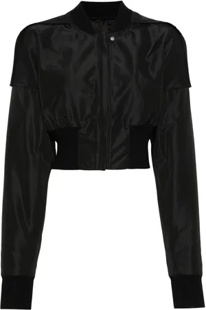 Rick Owens Collage cropped bomber jacket