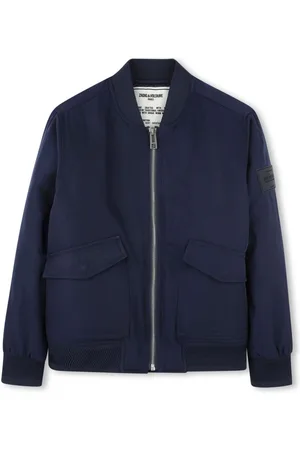 Zadig & Voltaire Logo-patch bomber jacket