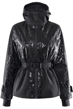 Elisabetta Franchi Lettering-print ski jacket