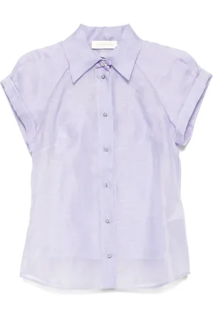 ZIMMERMANN Crush fitted blouse