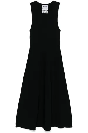 Moschino Ribbed-knit midi dress