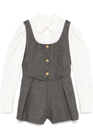 Elisabetta Franchi Layered playsuit