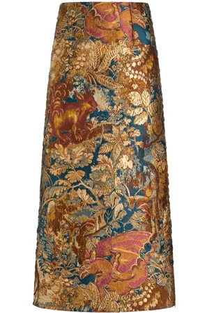 Etro Jacquard midi skirt