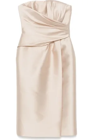 Alberta Ferretti Strapless midi dress