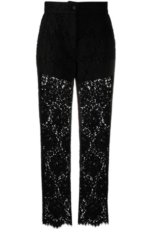 Dolce & Gabbana Embroidered straight-leg trousers