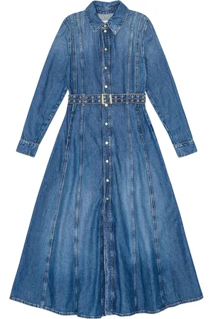 Ganni Denim maxi dress