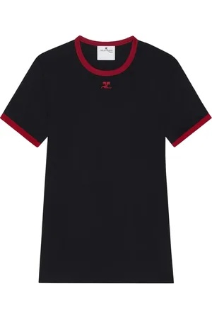 Courrèges Signature contrast T-shirt